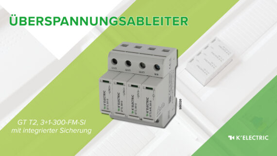 ⚡ GT T2 Überspannungsableiter Typ 2 – All-in-One-Schutz mit integrierter Sicherung