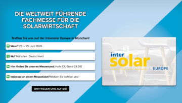 ☀️ Wir sind auf der Intersolar Europe 2026!