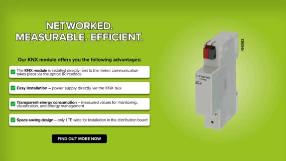 🔌 KNX module for energy meters – use energy data directly in the KNX system 💡