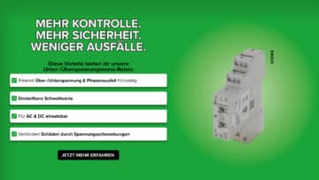 ⚡ Überspannungsmessrelais – Schutz für dein Netz