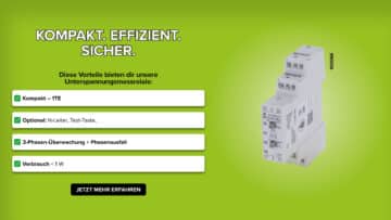 🔌 Unterspannungsmessrelais – klein, aber entscheidend
