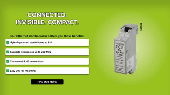 ⚡ Lightning protection for data networks – simply via RJ45!