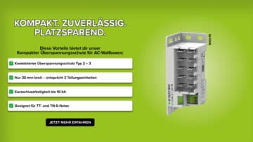 ⚡ Kompakter Überspannungsschutz für AC-Wallboxen